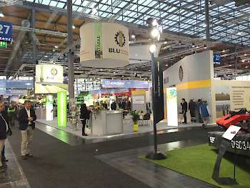 Dreh- und Angelpunkt ist unser Stand, den wir uns mit dem BLU teilen.
