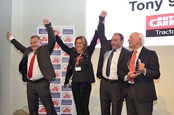 Carraro-Freude über den 