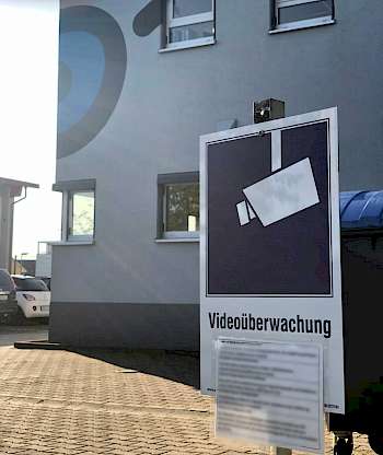 Natürlich haben wir eine DSGVO-gerechte Information über Videoüberwachung.