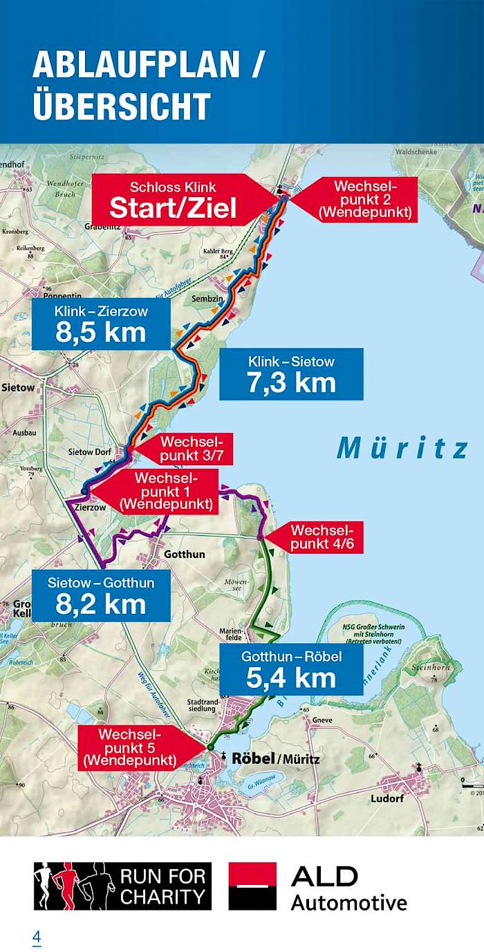 Das Roadbook des ALD Run for Charity 2019