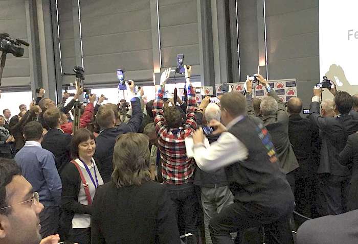 Gut besucht sind die TOTY-Preisverleihungen auf der Agritechnica