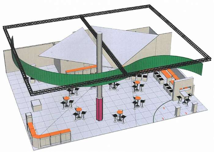 Das Lohnunternehmer-Kompetenzentrum auf der Agritechnica: der Stand von BLU und LOHNUNTERNEHMEN