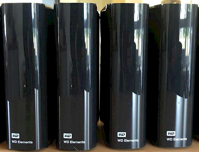 Die neuen 3,5' Festplatten mit jeweils 12 TB Speicherkapazität