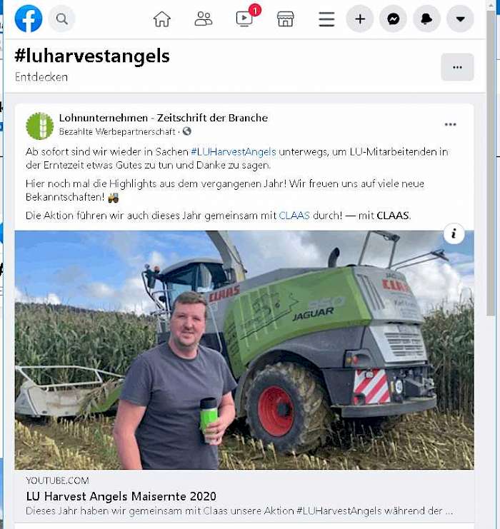 Harvest Angels 2021 auf Facebook