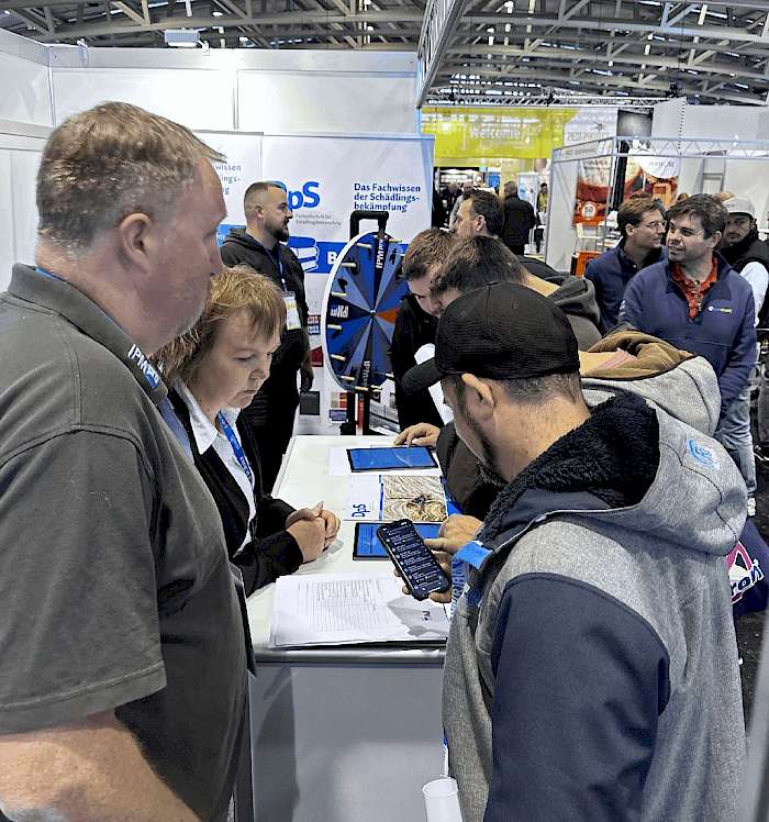 DpS und IPMpro mit ihrem Messestand auf der Pest-Protect 2024
