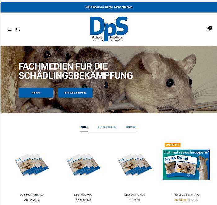 25-01-10 Screenshot des DpS-Shops shop.schaedlings